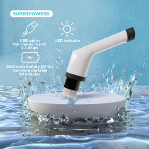 Portable Electric Spin Scrubber forning