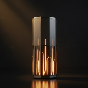 Premium Smart Speaker with LED Accent - Studio Shot