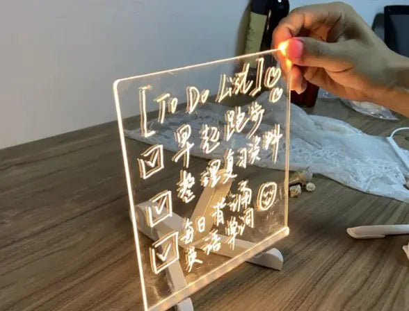 ✨ Magic LED Drawing Board Lamp – Creative Light-Up Art Toy for Kids